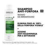 DERCOS Shampoo Anti Forfora DS capelli da Normali a Grassi