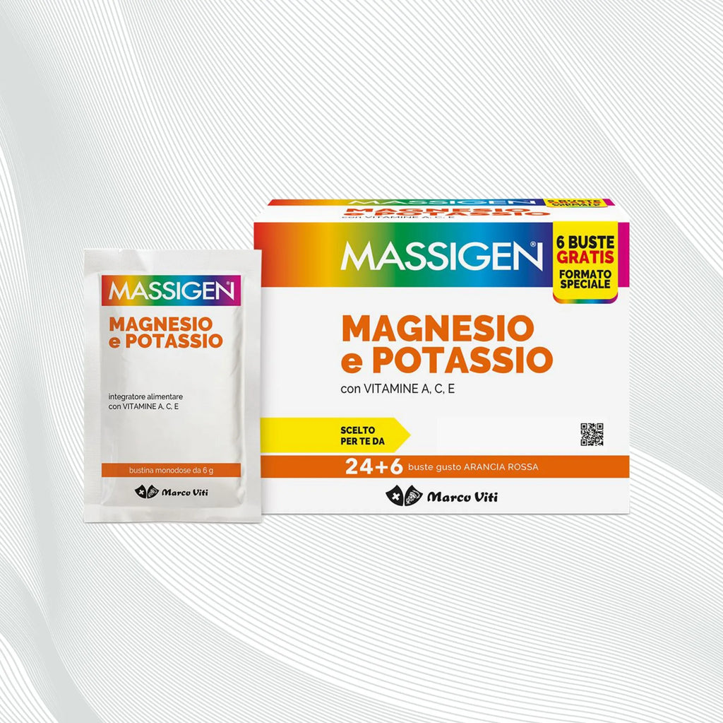 MASSIGEN Magnesio e Potassio buste + OMAGGIO