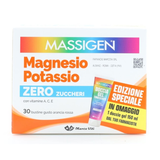 MASSIGEN Magnesio e Potassio ZERO Zuccheri + OMAGGIO