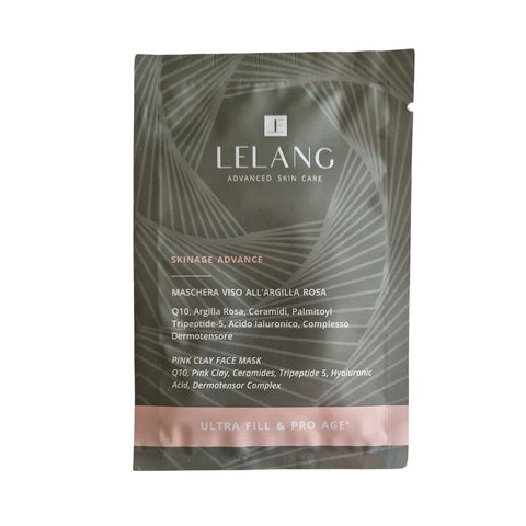 LELANG Skinage Advance MASCHERA VISO all'argilla rosa