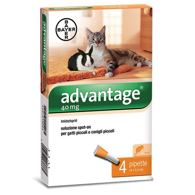 Advantage 40 - Gatti con peso inferiore a 4 kg