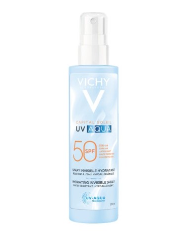 Vichy CAPITAL SOLEIL UV AQUA Spray Idratante Invisibile SPF50