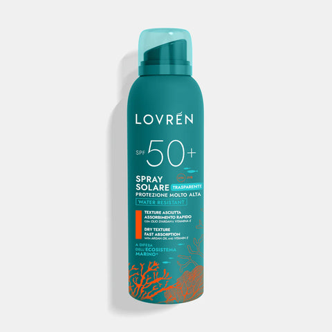 LOVREN Solare 50+ Spray Solare TRASPARENTE