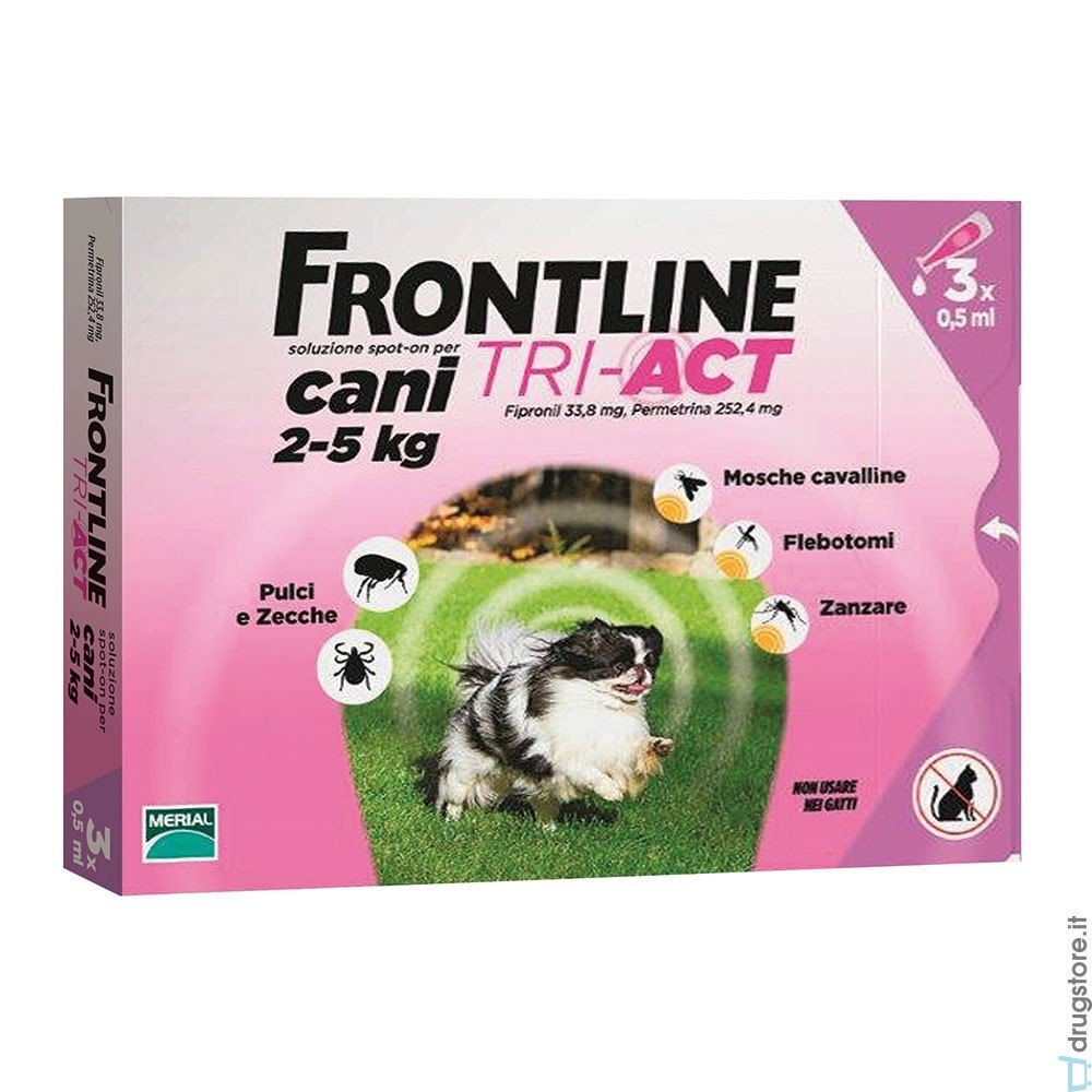 Frontline TRI-ACT cani 2-5 kg